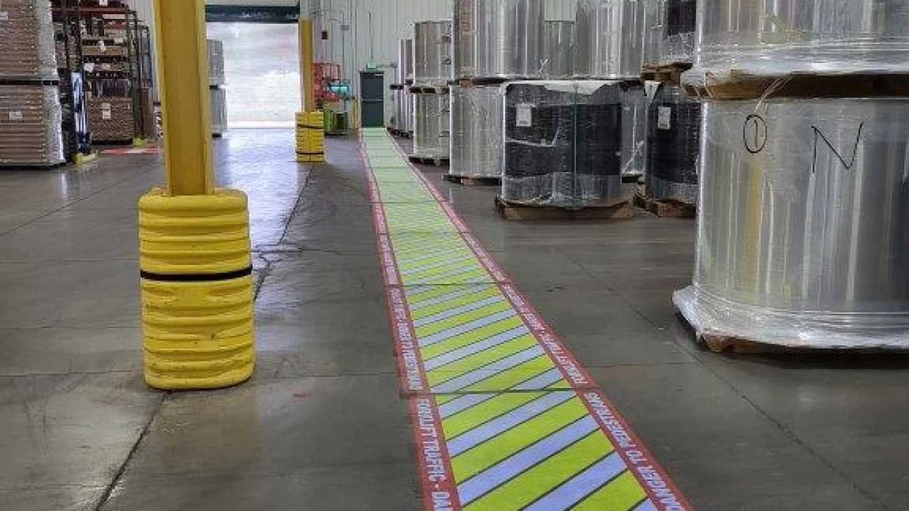 Laserglow Projected Crosswalk
