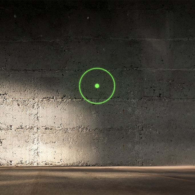 Brightline™ Complex Pattern laser with a Dot in the center