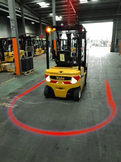 ForkCast - Forklift Arc red